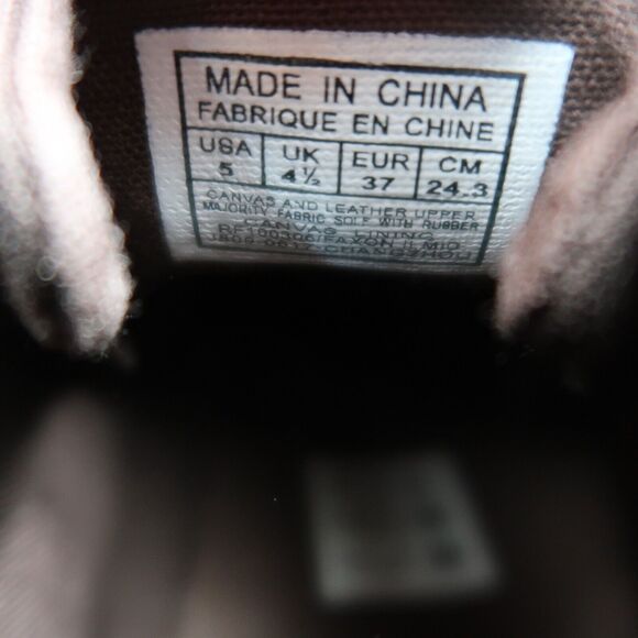 Polo Ralph Lauren Shoes Kids 5 Sneaker Chukka Casual Leather Canvas Boys Brown - Picture 13 of 14